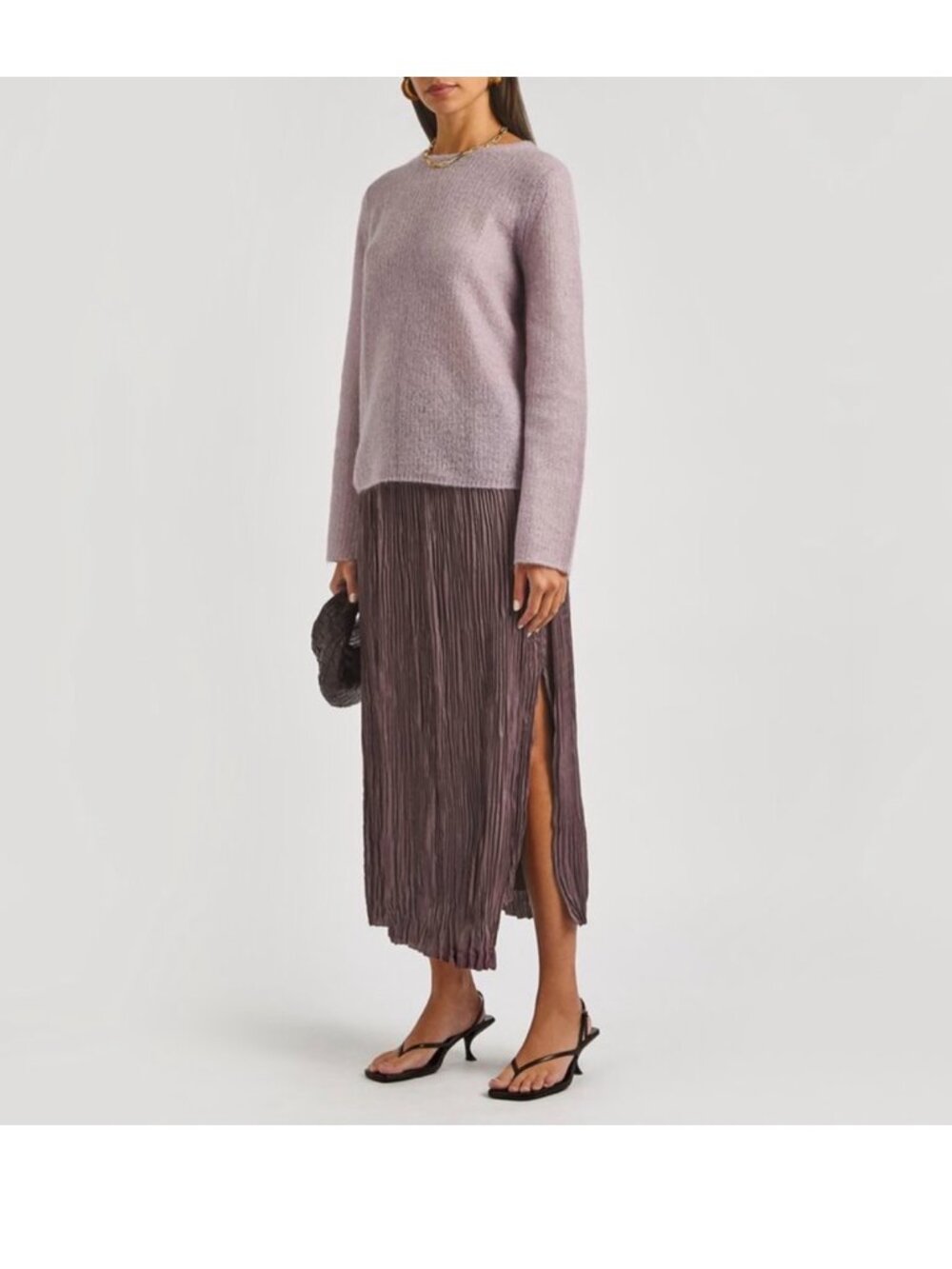 NWT Vince Pleated Paneled Skirt